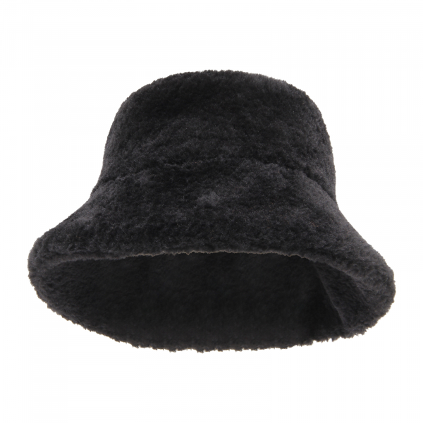 M0806 CAPPELLO TEDDY DONNA MARELLA WOMAN HAT BLACK