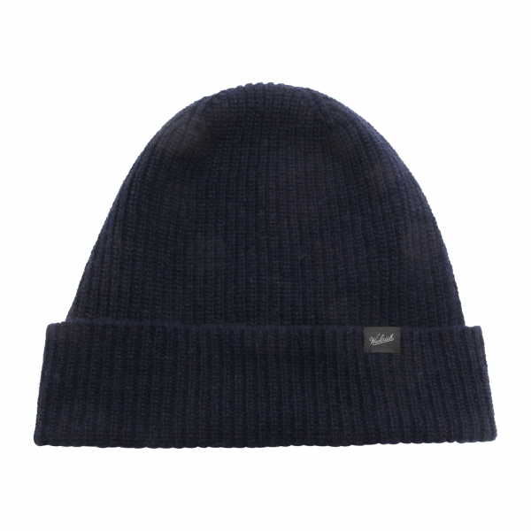 M0866 CUFFIA UOMO WOOLRICH MAN BEANIE HAT BLUE