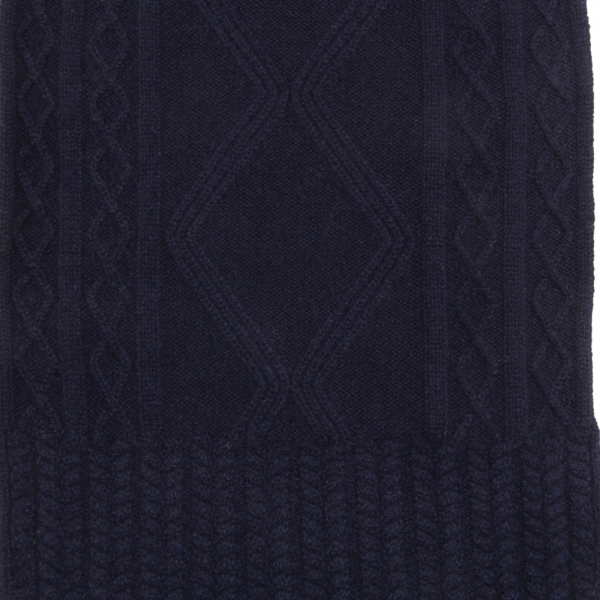 M1124 SCIARPA UOMO ALPHA STUDIO MAN CASHMERE SCARF BLUE 23X174CM