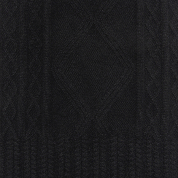 M1134 SCIARPA UOMO ALPHA STUDIO MAN CASHMERE SCARF BLACK 23X174CM
