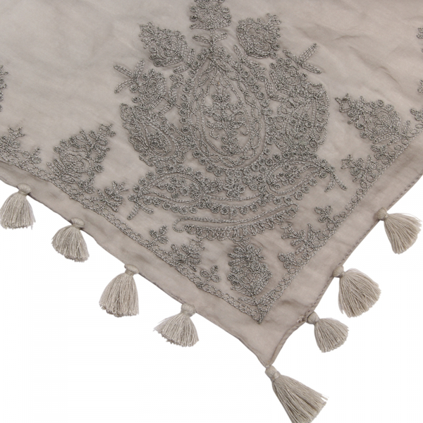 M1438 SCIARPA DONNA CORNICI WOMAN COTTON/SILK SCARF 108X108 CM