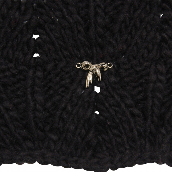 M1532 SCIARPA DONNA SCEE TWIN-SET WOMAN SCARF BLACK 27X194CM