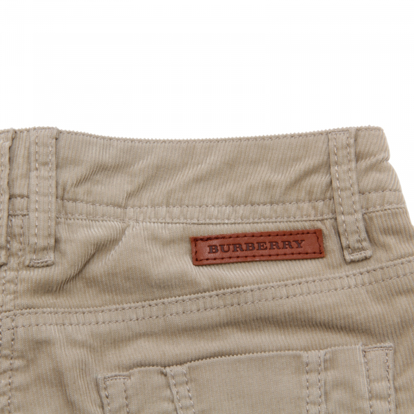 M1560 pantalone velluto bimba BURBERRY kids velvet trousers