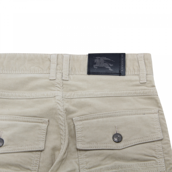 M1638 pantalone velluto BURBERRY boy kids velvet trousers