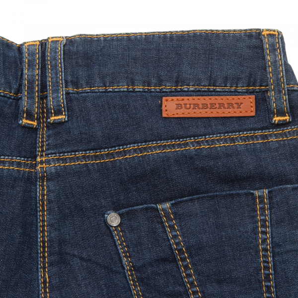 M1671 JEANS BIMBA/RAGAZZA BURBERRY GIRL KIDS DENIM TROUSERS