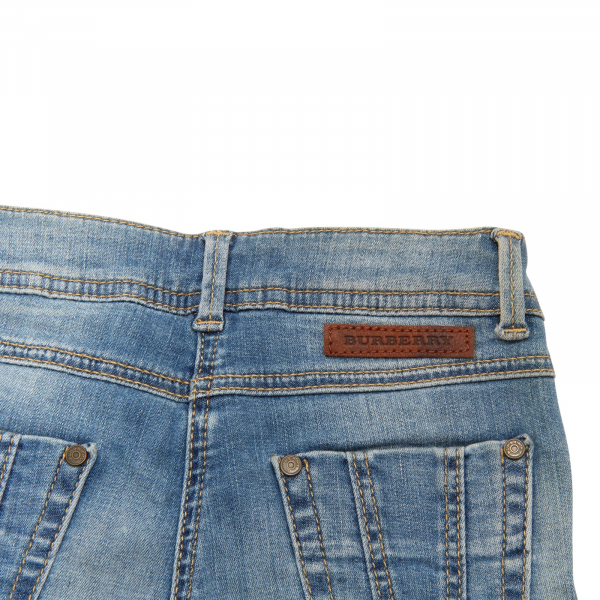 M1829 JEANS BIMBA BURBERRY GIRL KIDS DENIM TROUSERS