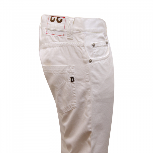 M1986 PANTALONE 5 TASCHE UOMO DONDUP MUSIC MAN GARMENT DYED TROUSERS