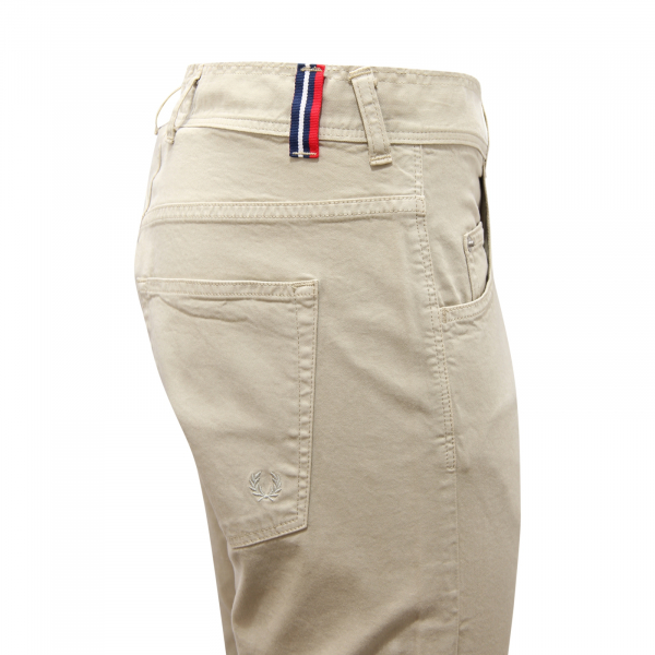 M1996 PANTALONE 5 TASCHE UOMO FRED PERRY MAN GARMENT DYED TROUSERS