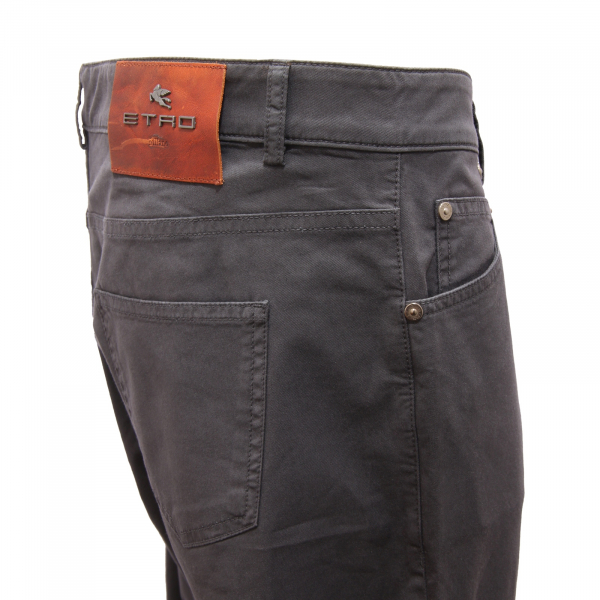 M2067 PANTALONE 5 TASCHE UOMO ETRO MAN TROUSERS GREY