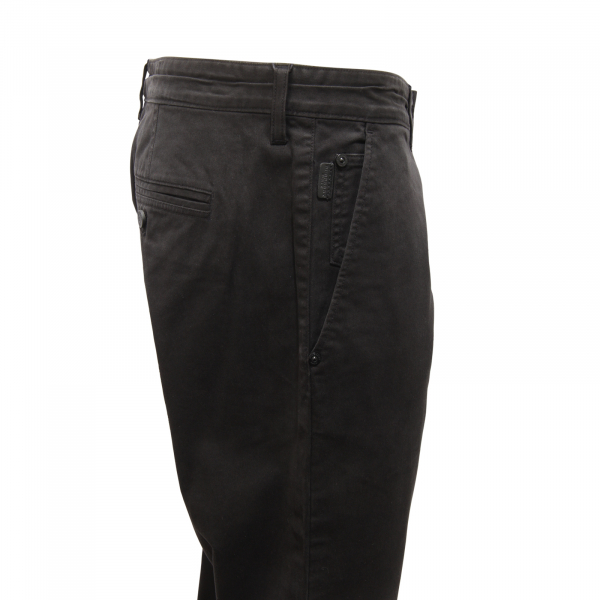 M2161 PANTALONE UOMO BURBERRY BRIT MAN TROUSERS BLACK