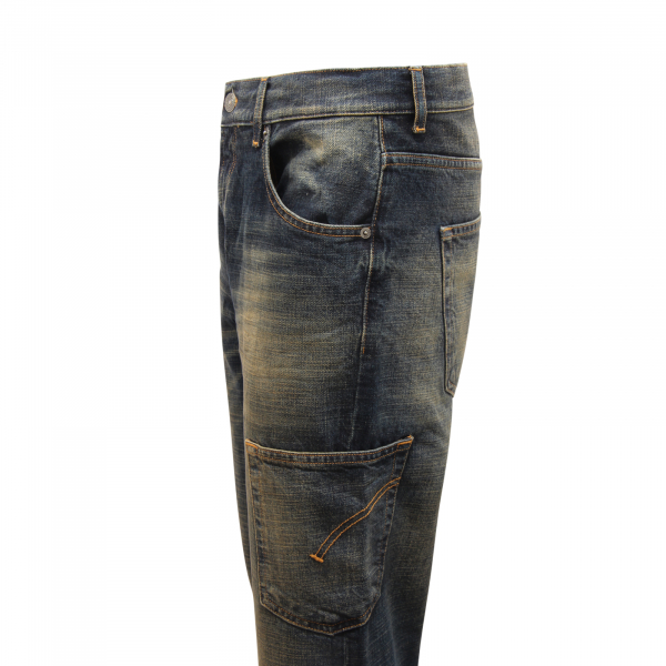 M2268 JEANS UOMO DONDUP PACO TASCA LOOSE FIT MAN TROUSERS