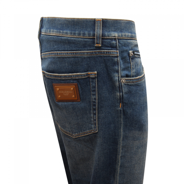 M2333 JEANS UOMO DOLCE&GABBANA MAN DENIM TROUSERS SLIM FIT