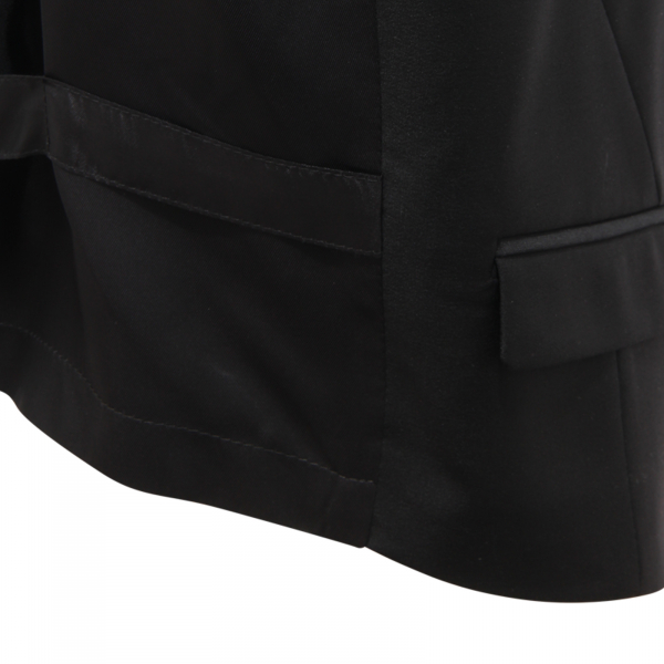 M2586 GILET UOMO PATRIZIA PEPE MAN WOOL BLEND WAISTCOAT BLACK