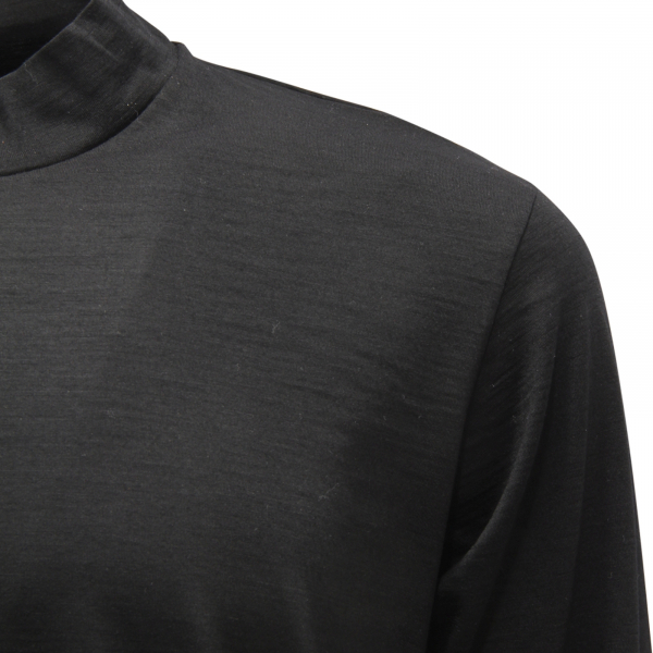 M2832 MAGLIA LUPETTO UOMO MAZZARELLI SINS MAN WOOL T-SHIRT BLACK