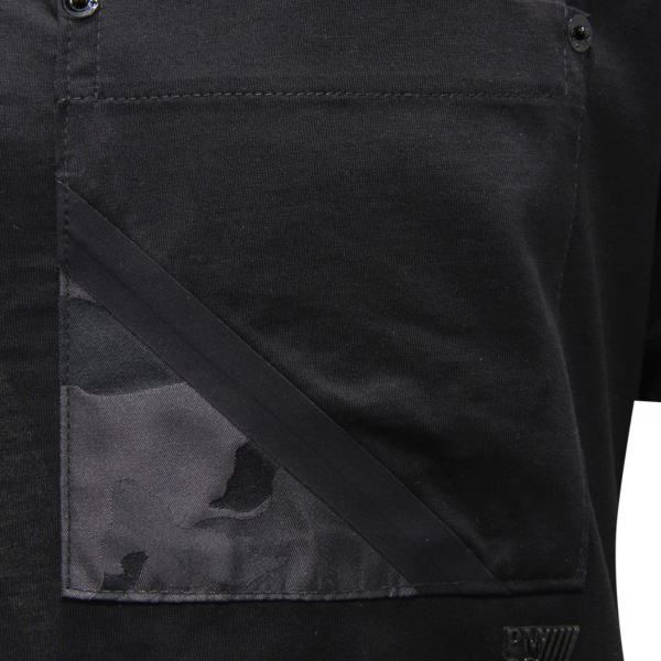 M2876 MAGLIA UOMO PREMIUM MOOD DENIM SUPERIOR MAN T-SHIRT BLACK