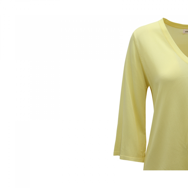 M3145 MAGLIA MANICA 3/4 DONNA SANDRO FERRONE WOMAN V-NECK SWEATER