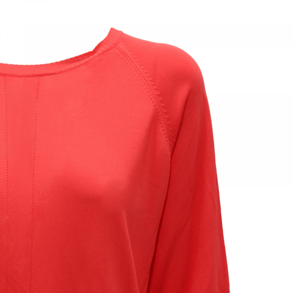 M3181 MAGLIA DONNA SANDRO FERRONE WOMAN MANICA 3/4 SWEATER CORAL