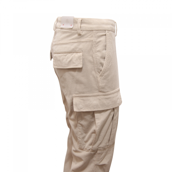 M3482 PANTALONE CARGO VELLUTO UOMO ELEVENTY MAN VELVET TROUSERS