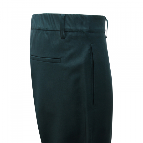 M3604 PANTALONE UOMO PATRIZIA PEPE MAN WOOL BLEND TROUSERS TEAL GREEN