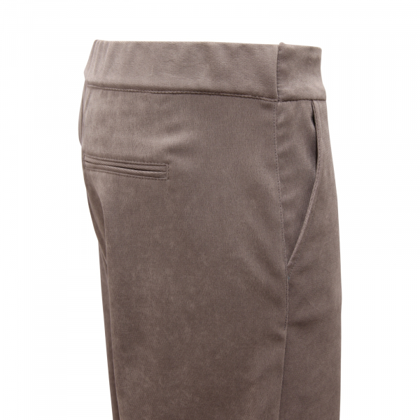 M4062 PANTALONE DONNA BREBIS NOIR WOMAN VELVET TROUSERS