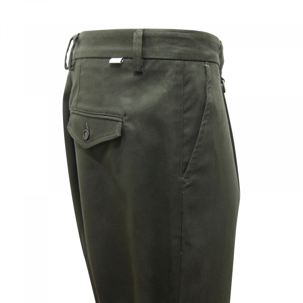 M4260 PANTALONE UOMO PAOLO PECORA DUOMO MAN TROUSERS GREEN