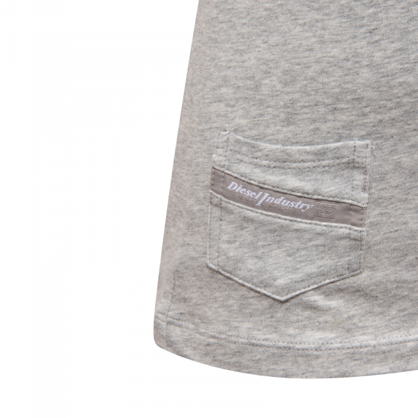 M4508 MAGLIA UOMO DIESEL MAN T-SHIRT MELANGE GRAY