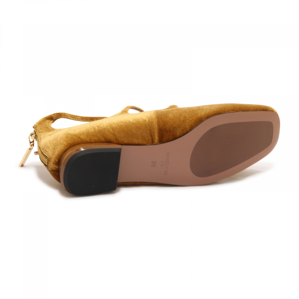 M4642 SCARPA MARY JANE DONNA EMANUELLE VEE WOMAN VELVET SHOES