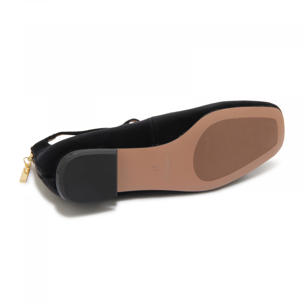 M4650 SCARPA MARY JANE DONNA EMANUELLE VEE WOMAN VELVET SHOES