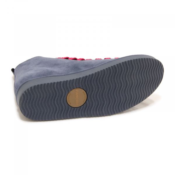 M4825 SNEAKER DONNA PANCHIC P01 WOMAN ECO-FUR INSIDE SHOES BLUE