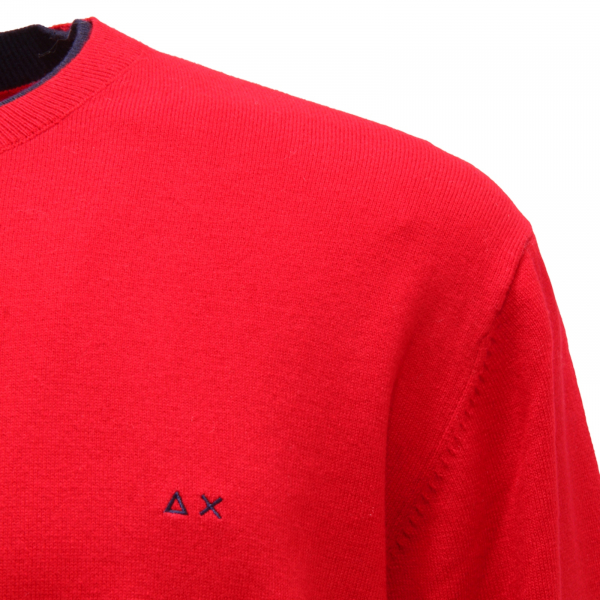 M4874 MAGLIONE UOMO SUN 68 MAN WOOL/COTTON SWEATER