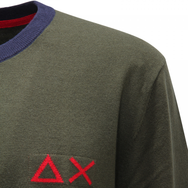 M4918 MAGLIONE UOMO SUN 68 MAN WOOL/COTTON SWEATER 