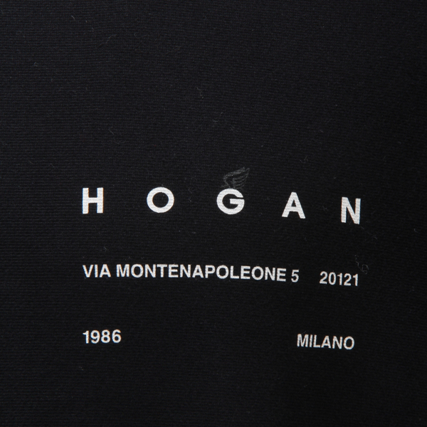 M4950 FELPA UOMO HOGAN MAN OVERSIZE SWEATSHIRT BLACK