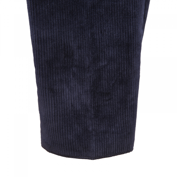 M5099 PANTALONE UOMO PT01 SLIM MAN VELVET TROUSERS BLUE