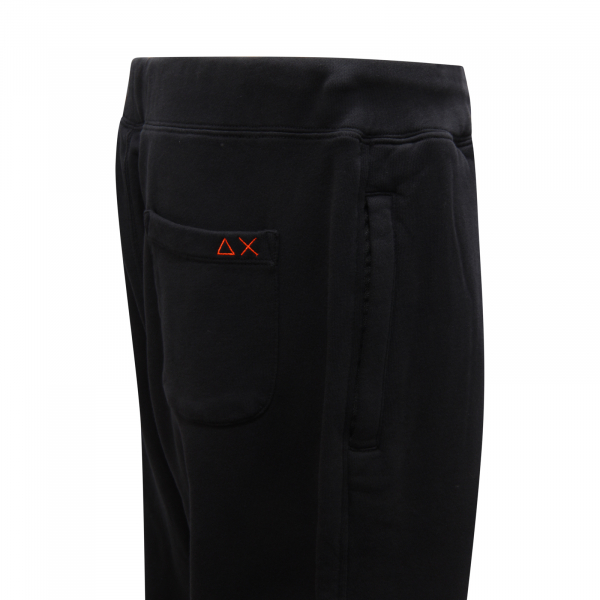 M5142 PANTALONE TUTA UOMO SUN 68 MAN MAN SWEATPANTS BLACK