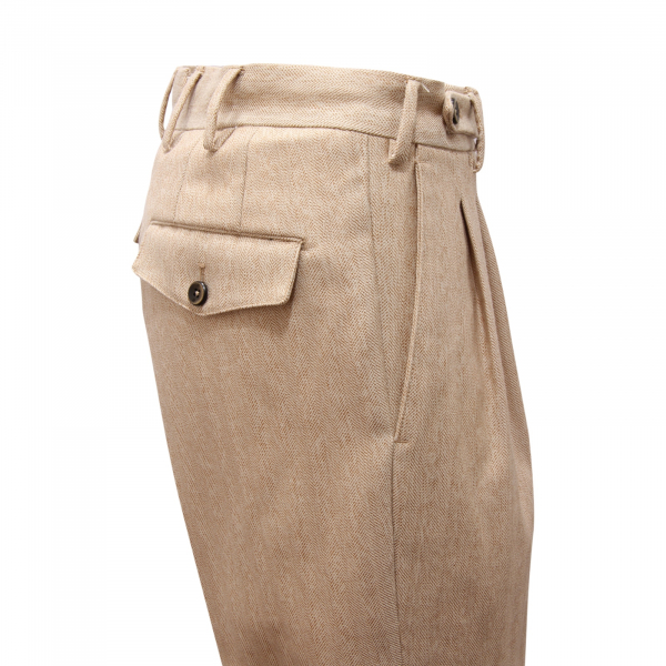M5400 PANTALONE UOMO PT TORINO CARROT FIT MAN WOOL TROUSERS
