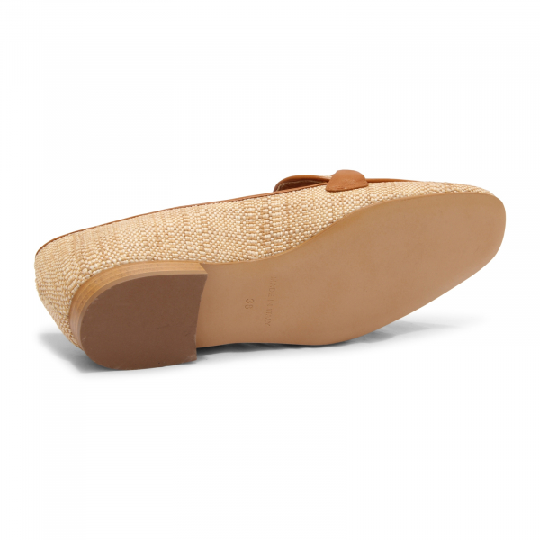 M5607 MOCASSINO DONNA ROBERTO FESTA WOMAN RAFFIA LOAFER