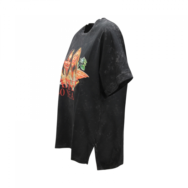 M5874 MAGLIA OVERSIZE DONNA BRAND UNIQUE WOMAN T-SHIRT