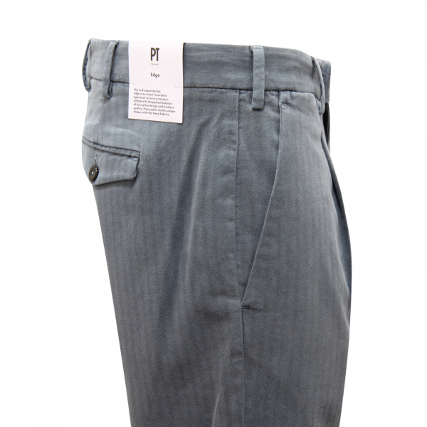M6414 PANTALONE UOMO PT TORINO EDGE MAN TROUSERS AVIO