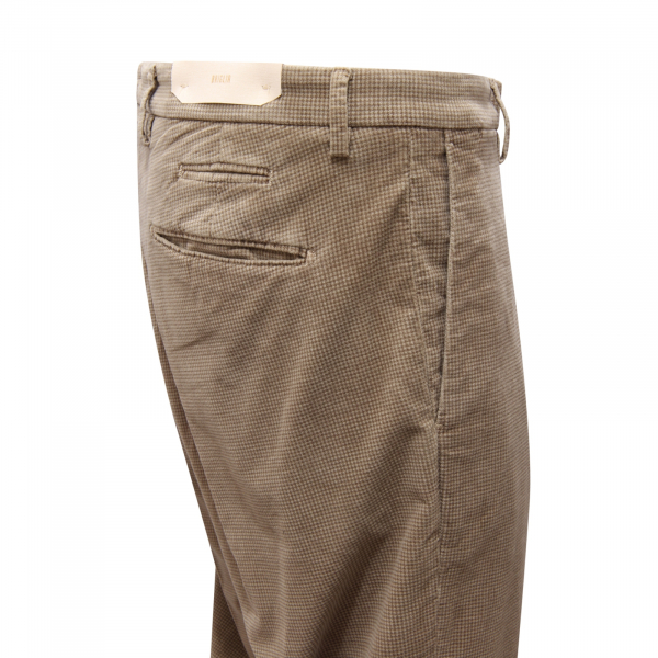 M6465 PANTALONE UOMO BRIGLIA SLIM MAN VELVET TROUSERS
