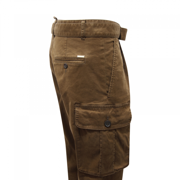 M6474 PANTALONE CARGO UOMO DSQUARED2 MAN TROUSERS GREEN