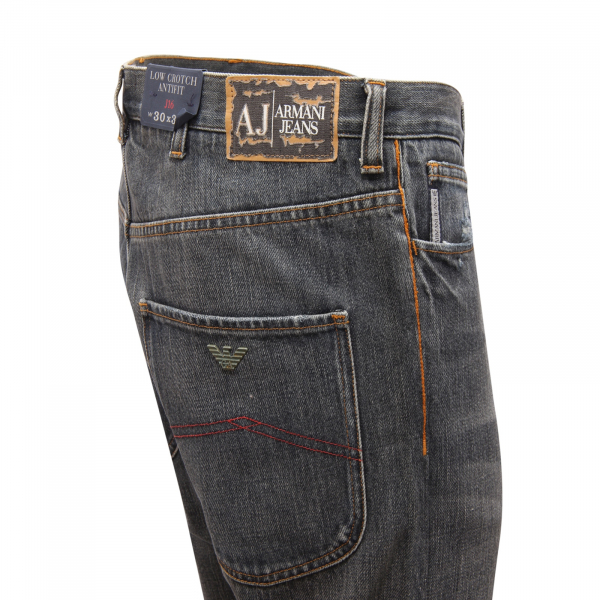 M6603 JEANS UOMO ARMANI JEANS J16 LOW CROTCH ANTIFIT MAN TROUSERS