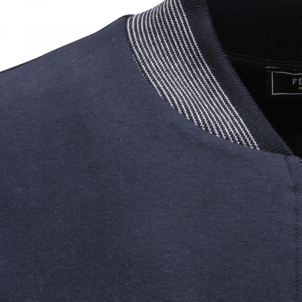 M6771 FELPA UOMO PESERICO MAN FULL-ZIP SWEATSHIRT BLUE