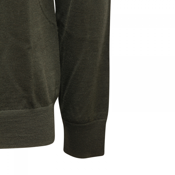 M7122 MAGLIONE UOMO PAOLO PECORA MAN WOOL SWEATER GREEN