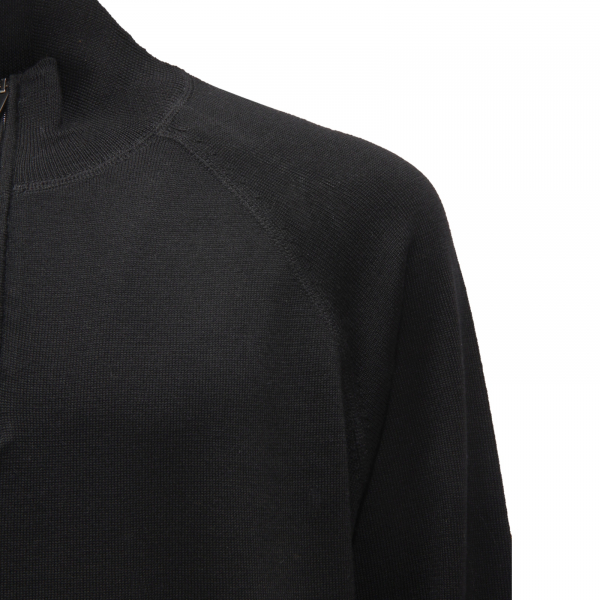 M7169 MAGLIONE UOMO PAOLO PECORA MAN HALF ZIP WOOL SWEATER