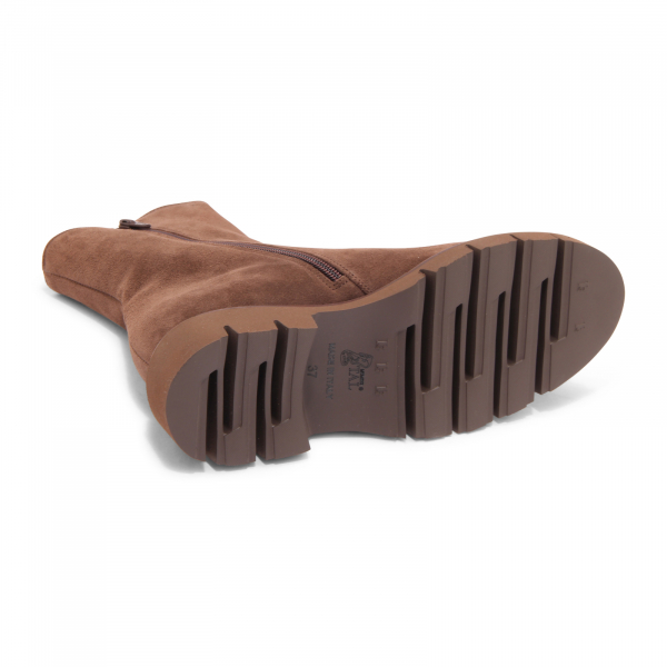 M7666 STIVALETTO DONNA LUCA GROSSI WOMAN SUEDE/FUR BOOTS