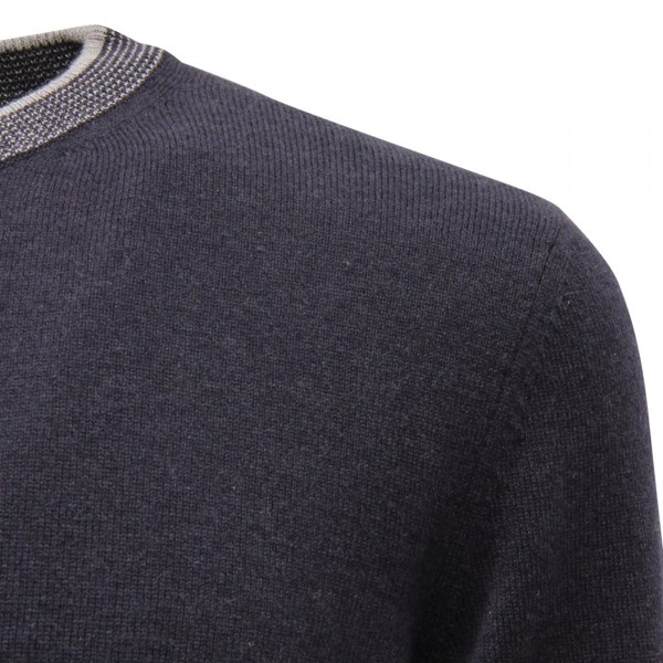 M7996 MAGLIONE UOMO PESERICO MAN WOOL/SILK/CASHMERE SWEATER