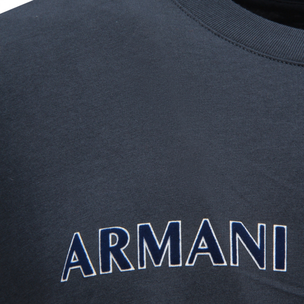 M8272 MAGLIA UOMO ARMANI EXCHANGE MAN T-SHIRT BLUE