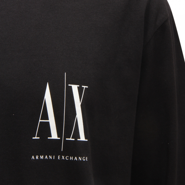 M8312 MAGLIA UOMO ARMANI EXCHANGE MAN T-SHIRT BLACK