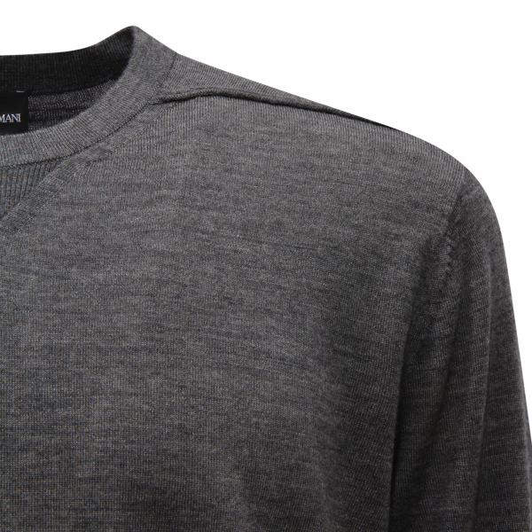 M8345 MAGLIONE UOMO EMPORIO ARMANI ESSENTIAL MAN WOOL BLEND SWEATER