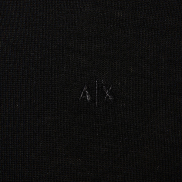 M8353 MAGLIONE UOMO ARMANI EXCHANGE MAN WOOL SWEATER BLACK